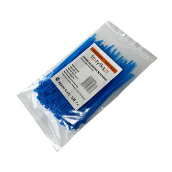 Opaski zaciskowe Opaski kablowe Trytytki - UV 2,5 x 100 mm, niebieski