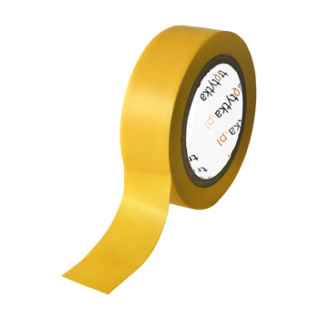 Taśma izolacyjna PVC, 18 mm x 10 m, 1 sztuka, żółty