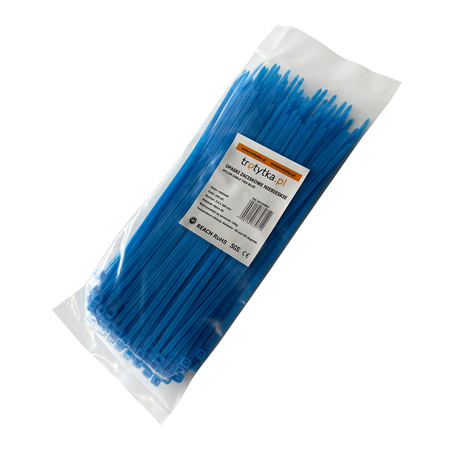 Opaski zaciskowe Opaski kablowe Trytytki - UV 3,6 x 200 mm, niebieski